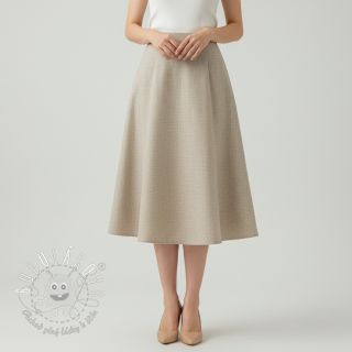 Ľan predpraný light sand