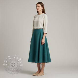 Ľan predpraný dark cyan