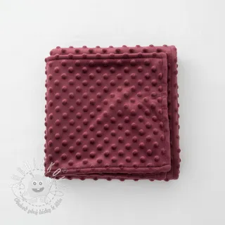 Minky bordeaux