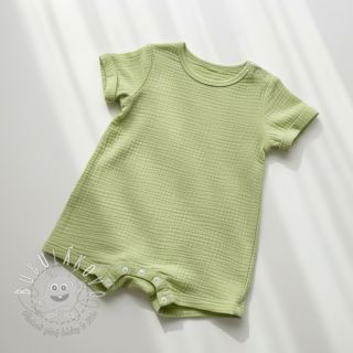 Dvojitá gázovina/mušelín soft green