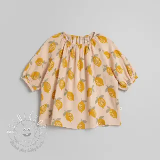 Dvojitá gázovina/mušelín Lemons sand