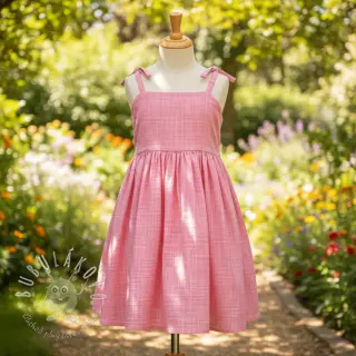 Dvojitá gázovina/mušelín Vintage pink