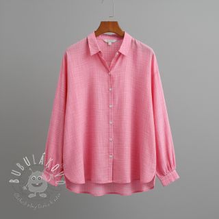 Dvojitá gázovina/mušelín Vintage pink