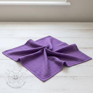 Dvojitá gázovina/mušelín violet