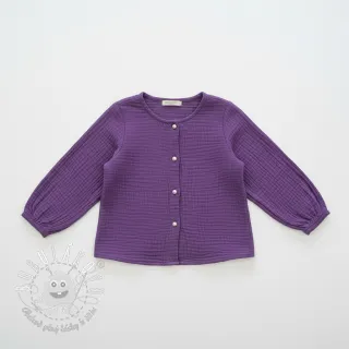 Dvojitá gázovina/mušelín violet