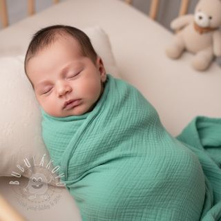 Dvojitá gázovina/mušelín peppermint