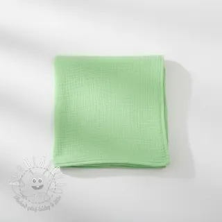 Dvojitá gázovina/mušelín light lime