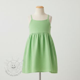 Dvojitá gázovina/mušelín light lime