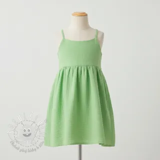 Dvojitá gázovina/mušelín light lime