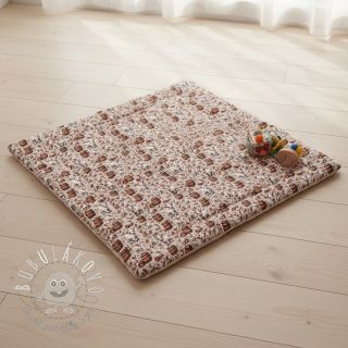 Dvojitá gázovina/mušelín Little farm animals design B digital print