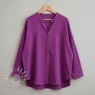 Dvojitá gázovina/mušelín cyclaam ORGANIC