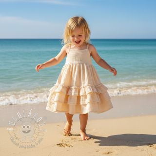 Dvojitá gázovina/mušelín cream ORGANIC