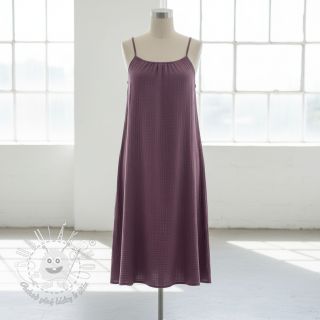 Dvojitá gázovina/mušelín lilac ORGANIC