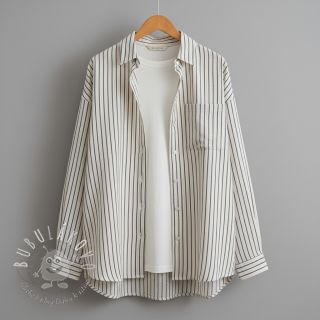 Dvojitá gázovina/mušelín YARN DYED Thin strip navy