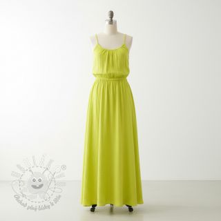 Dvojitá gázovina/mušelín NEON YELLOW ORGANIC