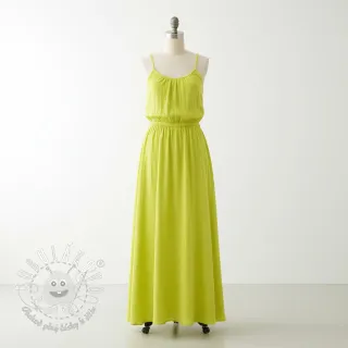 Dvojitá gázovina/mušelín NEON YELLOW ORGANIC