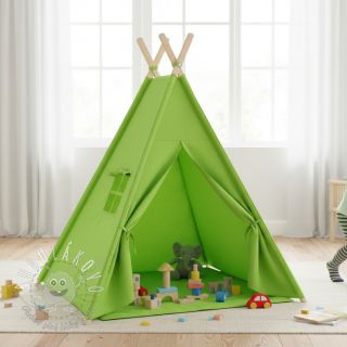 Dvojitá gázovina/mušelín NEON LIME ORGANIC