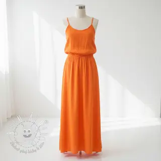 Dvojitá gázovina/mušelín neon orange
