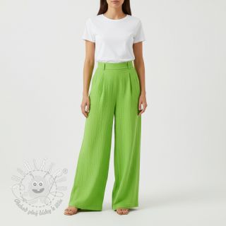 Dvojitá gázovina/mušelín neon lime