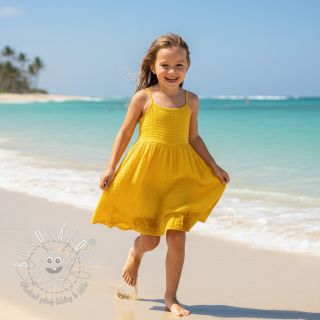 Dvojitá gázovina/mušelín lemon