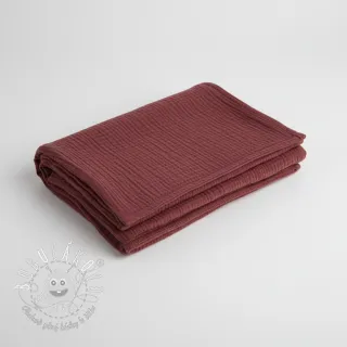 Dvojitá gázovina/mušelín rouge