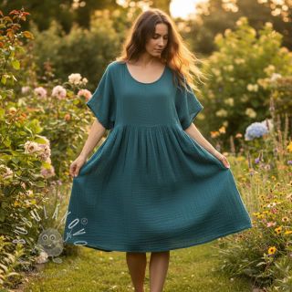 Dvojitá gázovina/mušelín petrol