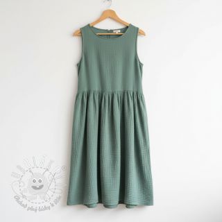 Dvojitá gázovina/mušelín green