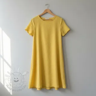 Dvojitá gázovina/mušelín soft yellow