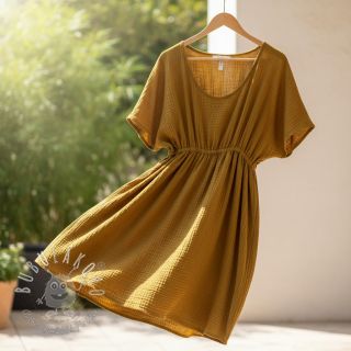 Dvojitá gázovina/mušelín ochre