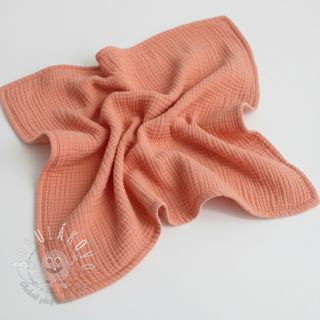 Dvojitá gázovina/mušelín salmon