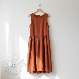 Dvojitá gázovina/mušelín terra ORGANIC