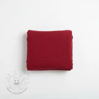 Dvojitá gázovina/mušelín red ORGANIC
