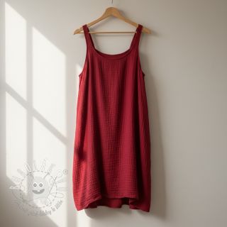 Dvojitá gázovina/mušelín red ORGANIC