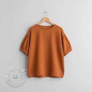 Dvojitá gázovina/mušelín brique ORGANIC