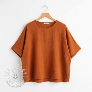 Dvojitá gázovina/mušelín rust ORGANIC