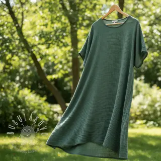 Dvojitá gázovina/mušelín green ORGANIC
