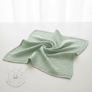 Dvojitá gázovina/mušelín mint ORGANIC