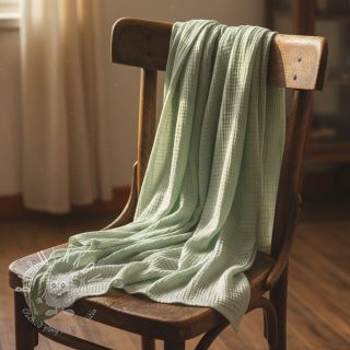 Dvojitá gázovina/mušelín mint ORGANIC