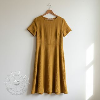 Dvojitá gázovina/mušelín ochre ORGANIC