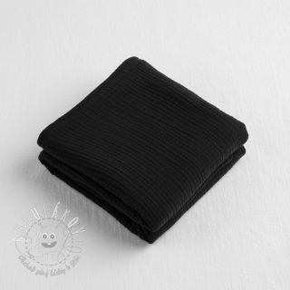 Dvojitá gázovina/mušelín black