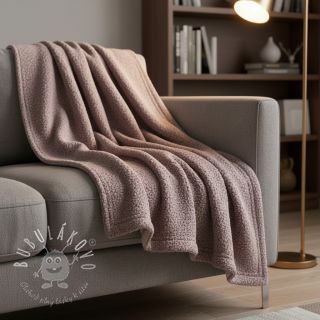 Fleece TEDDY DOUBLE SIDED blush