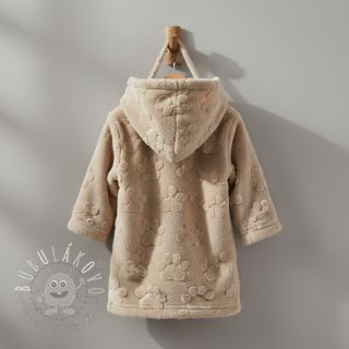 Fleece Paw prints beige