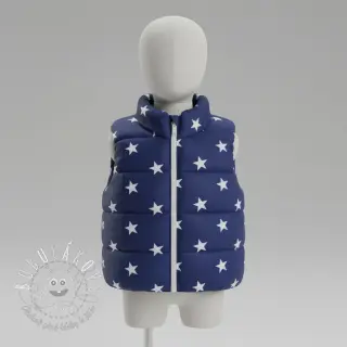Wellness Fleece Stars blue light blue