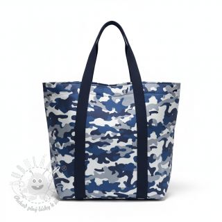 JEANS DENIM STRETCH Camouflage blue