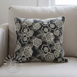 Bavlnená látka JEANS EMBROIDERY Niva design C