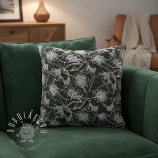 Bavlnená látka JEANS EMBROIDERY Lisa design C