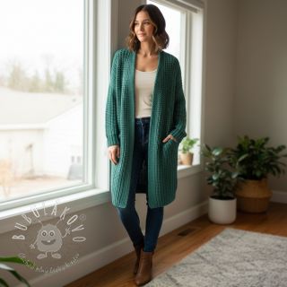 Svetrovina BIG KNIT ocean green