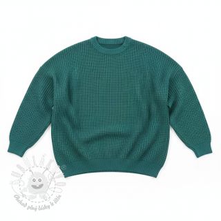 Svetrovina BIG KNIT ocean green