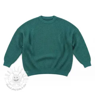 Svetrovina BIG KNIT ocean green
