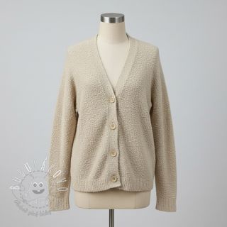 Svetrovina Paris bouclé natural